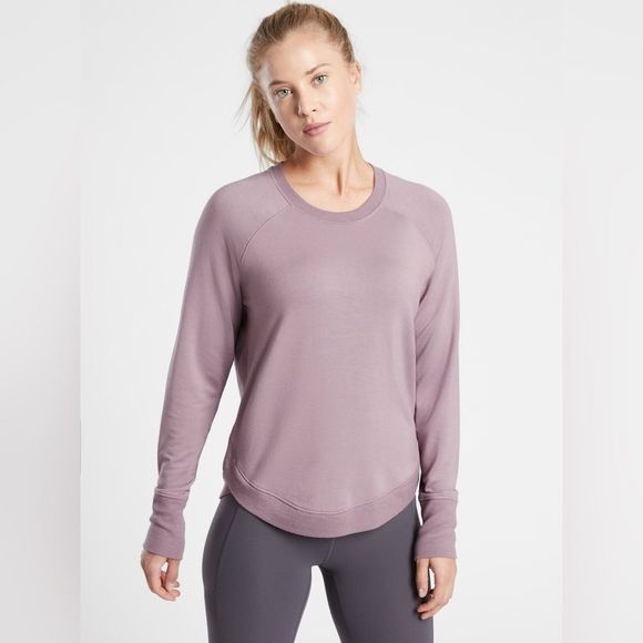 Athleta Sweaters - Athleta Mindset Purple Sweatshirt